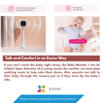 EZVIZ BM1 BABY MONITOR BATTERY WIFI CAMERA