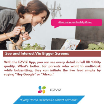 EZVIZ BM1 BABY MONITOR BATTERY WIFI CAMERA