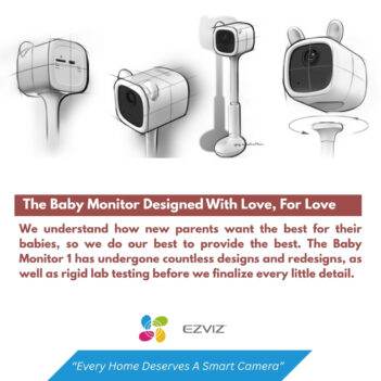 EZVIZ BM1 BABY MONITOR BATTERY WIFI CAMERA