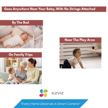 EZVIZ BM1 BABY MONITOR BATTERY WIFI CAMERA