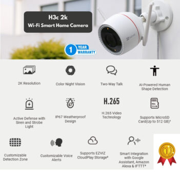 EZVIZ H3c OUTDOOR WIFI CAMERA