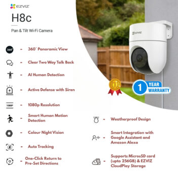 EZVIZ H8C OUTDOOR WIFI CAMERA