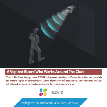 EZVIZ H90 DUAL 2K OUTDOOR WIFI CAMERA