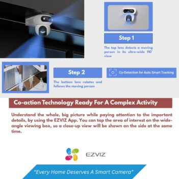 EZVIZ H90 DUAL 2K OUTDOOR WIFI CAMERA