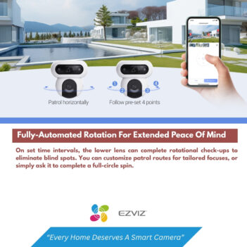 EZVIZ H90 DUAL 2K OUTDOOR WIFI CAMERA