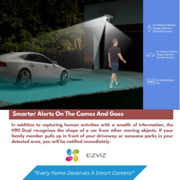 EZVIZ H90 DUAL 2K OUTDOOR WIFI CAMERA